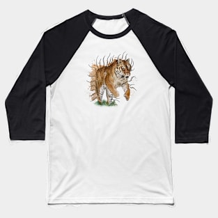 Pouncing tiger Baseball T-Shirt